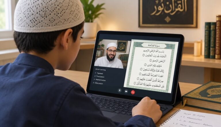 App to teach quran and how to pray​